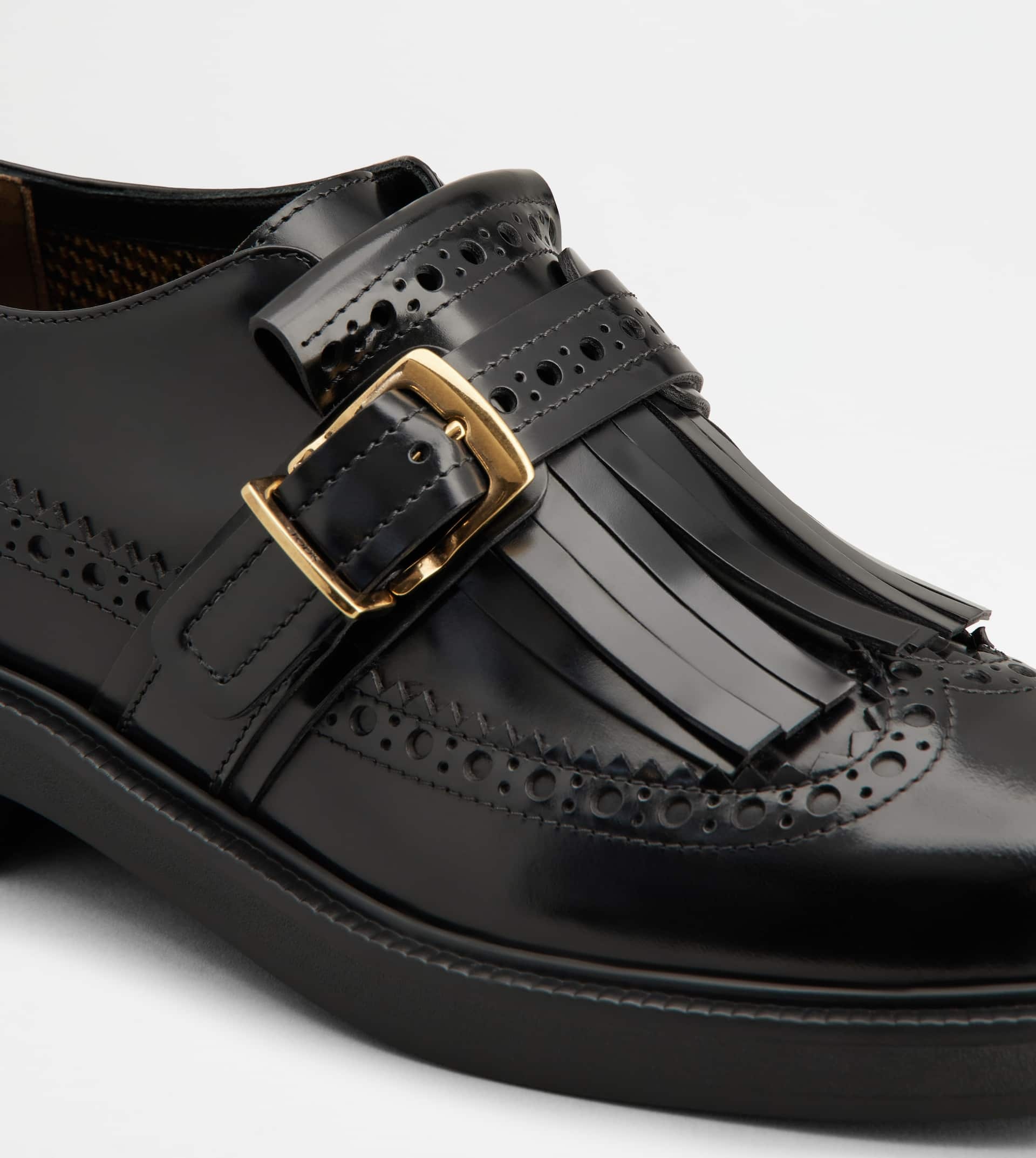 MONKSTRAPS IN LEATHER - BLACK - 5