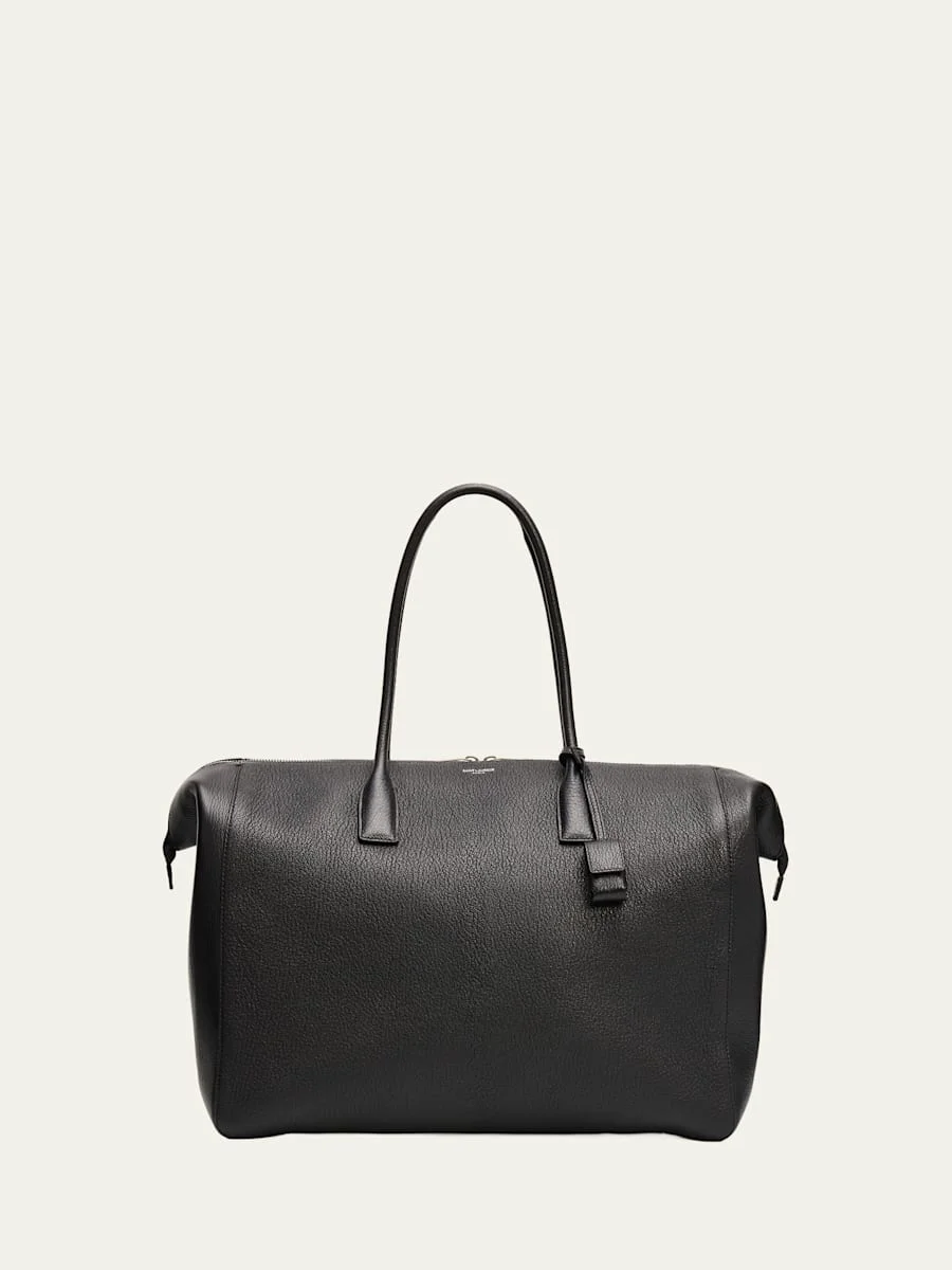 Men's North/South Doctor Bag in Grainy Leather - 1