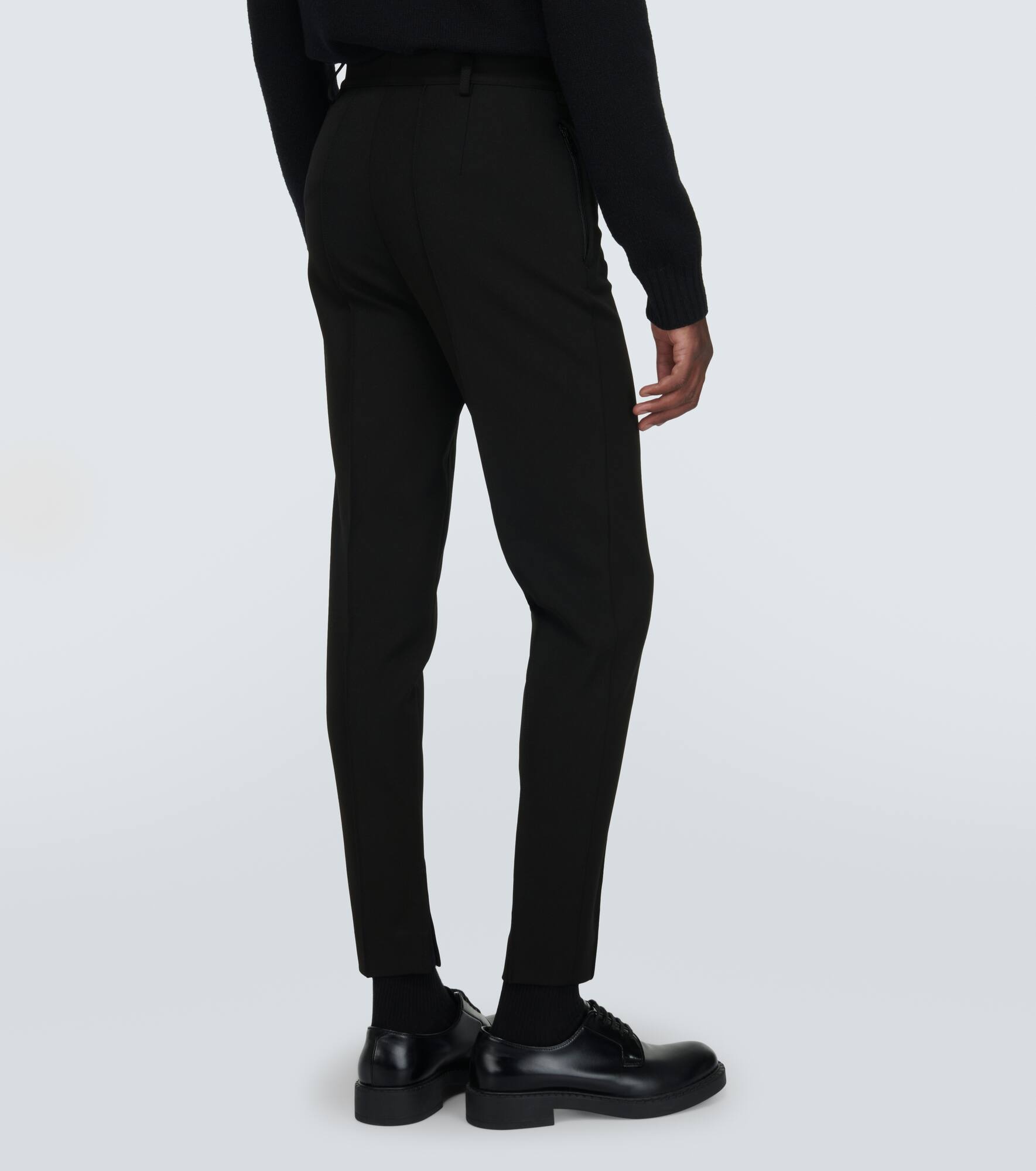 Gabardine slim pants - 4