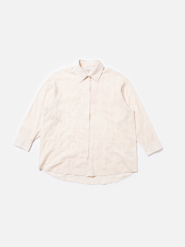 Monica Embroidered Shirt Offwhite - 1