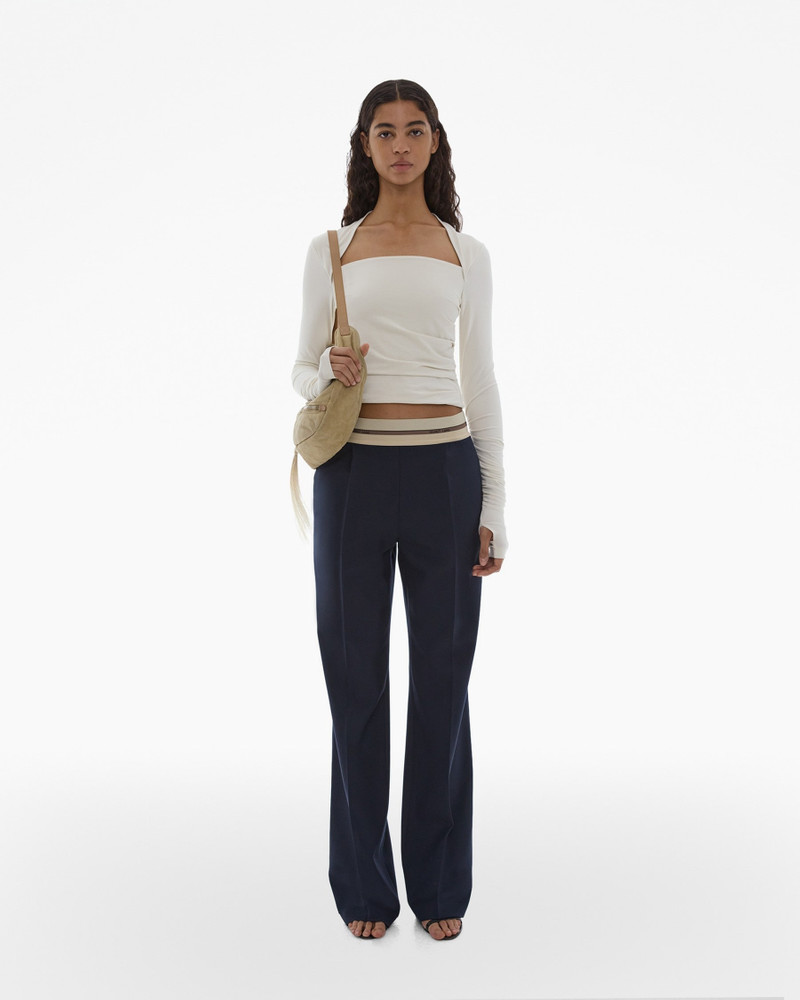 Helmut Lang LOGO BAND PULL-ON SUIT PANT outlook