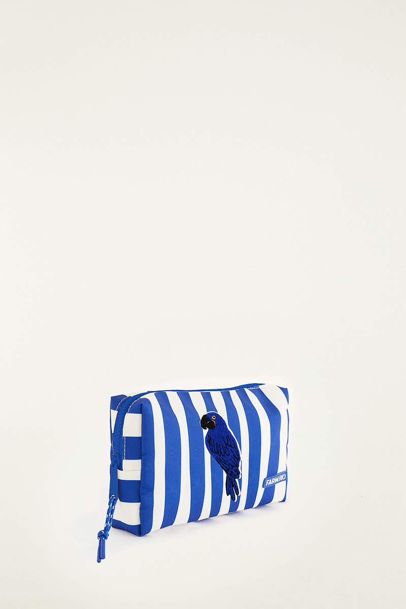 Blue Palermo Pouch Bag 3