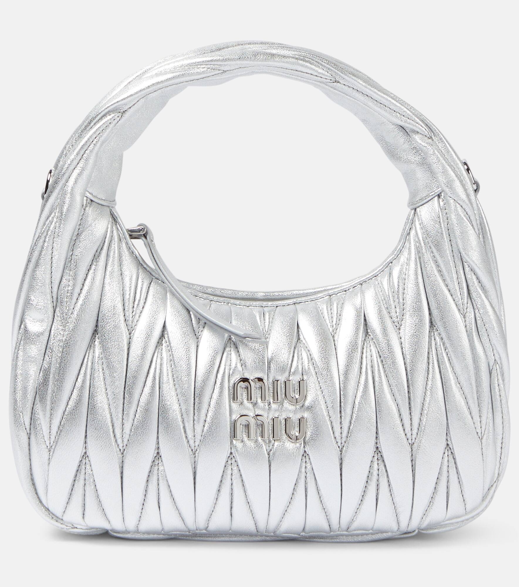 Wander Small matelassé leather shoulder bag - 1