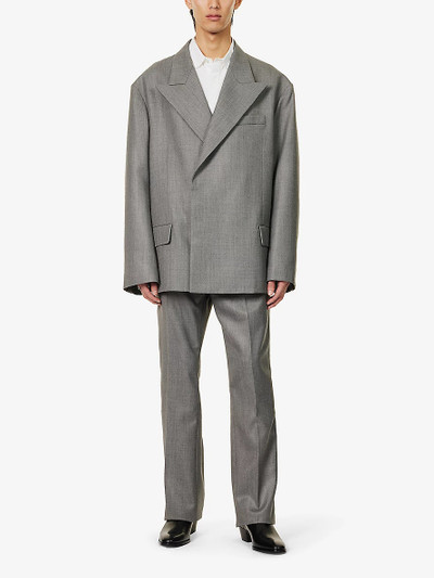 Acne Studios Philly straight-leg woven trousers outlook