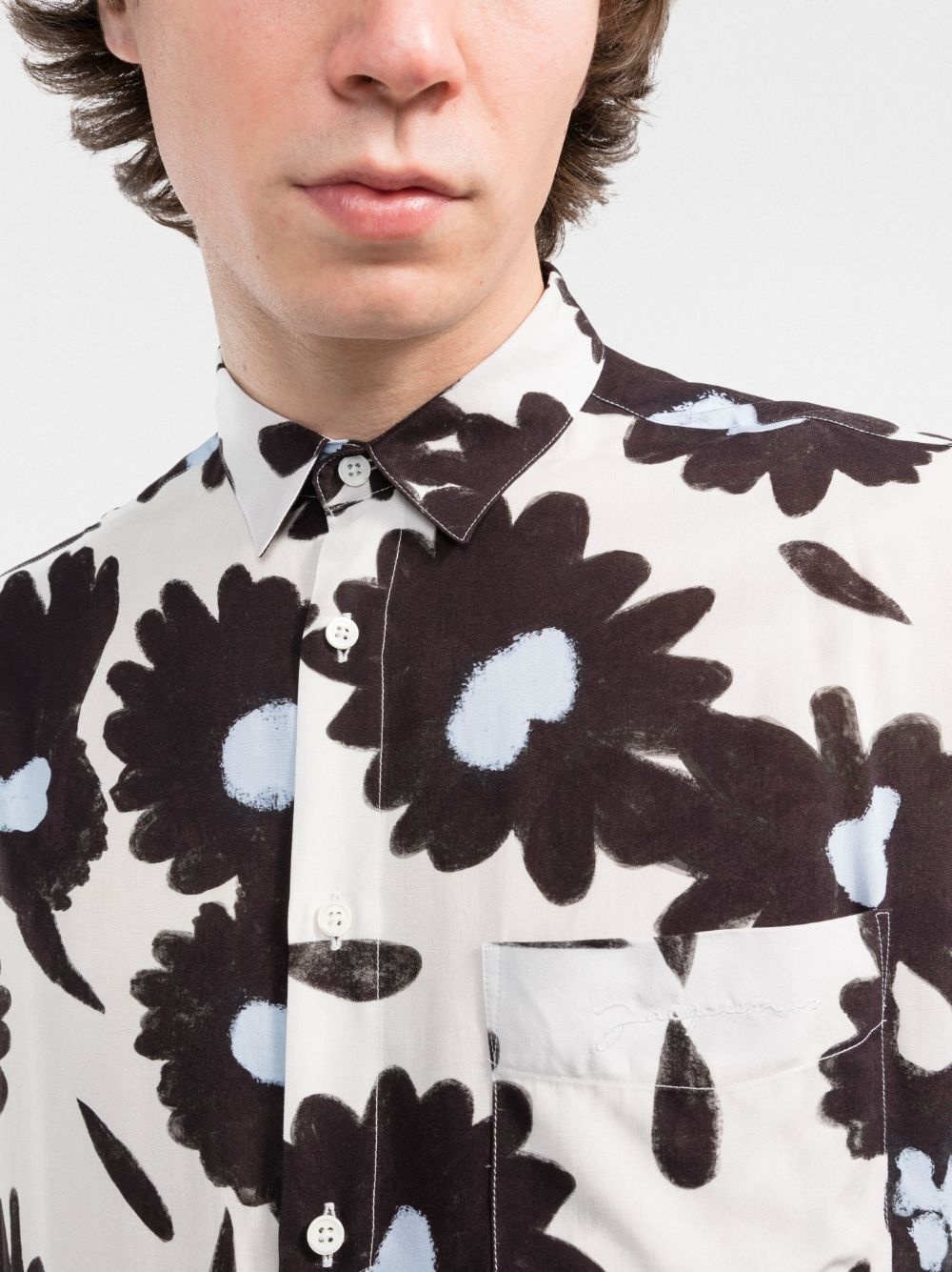 floral-print long-sleeve shirt - 5