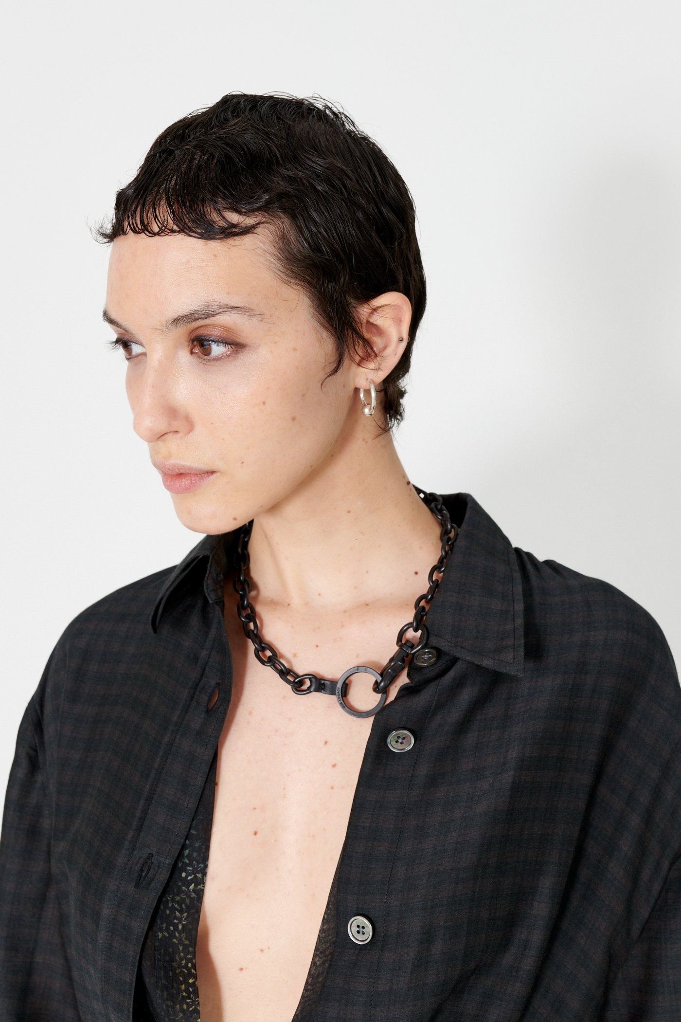 小物 OUR LEGACY LADON BLACK Our Legacy Ladon Keyring Necklace in Black | LN-CC