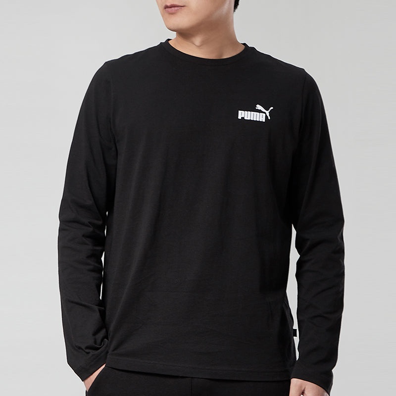 PUMA Essentials Long Sleeve T-Shirt 'Black' 845924-01 - 2