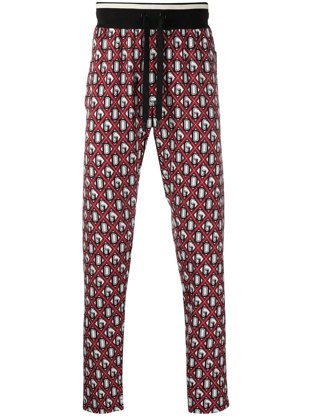 DG Logo print track pants - 1