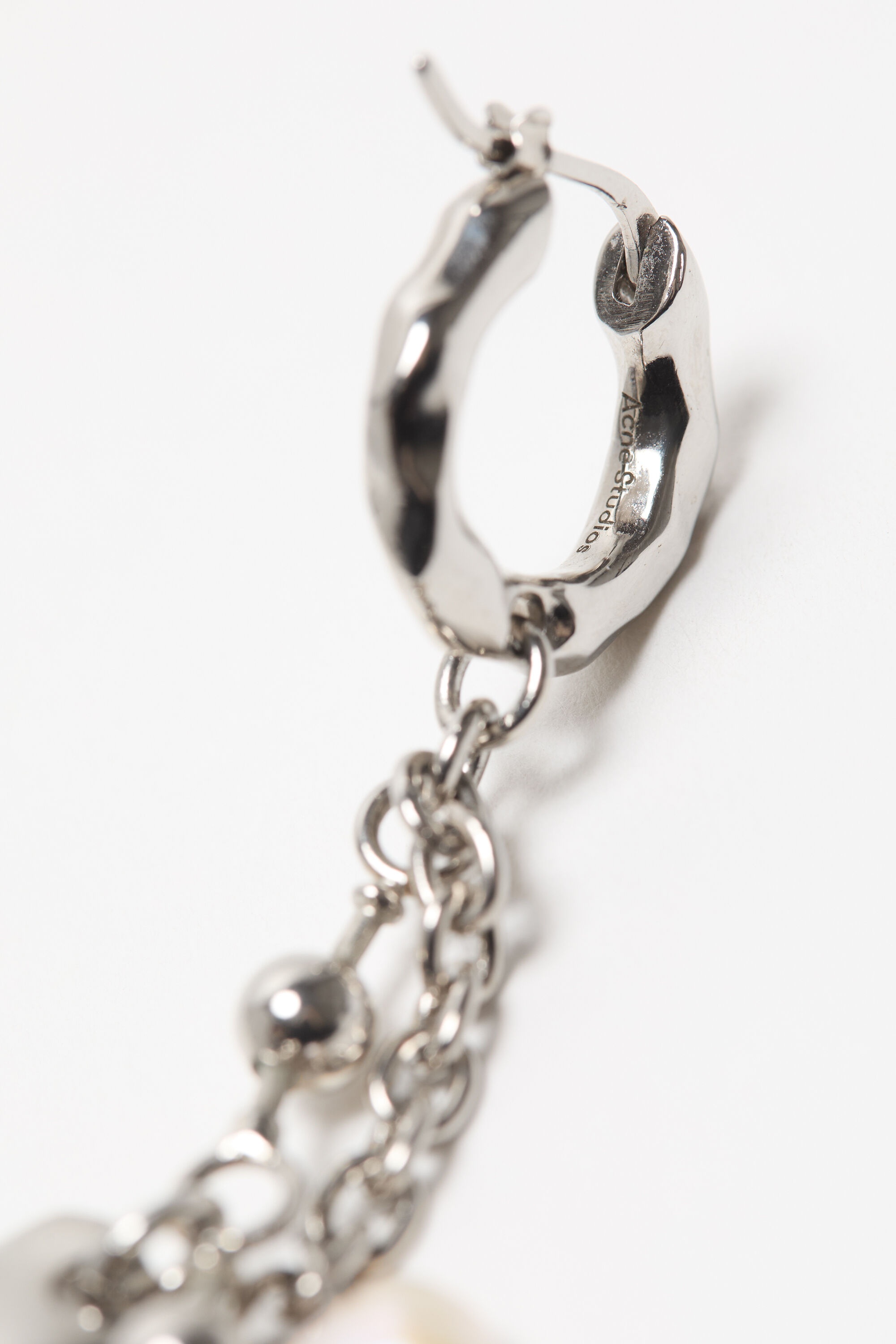 Claw charm earring - Silver - 3