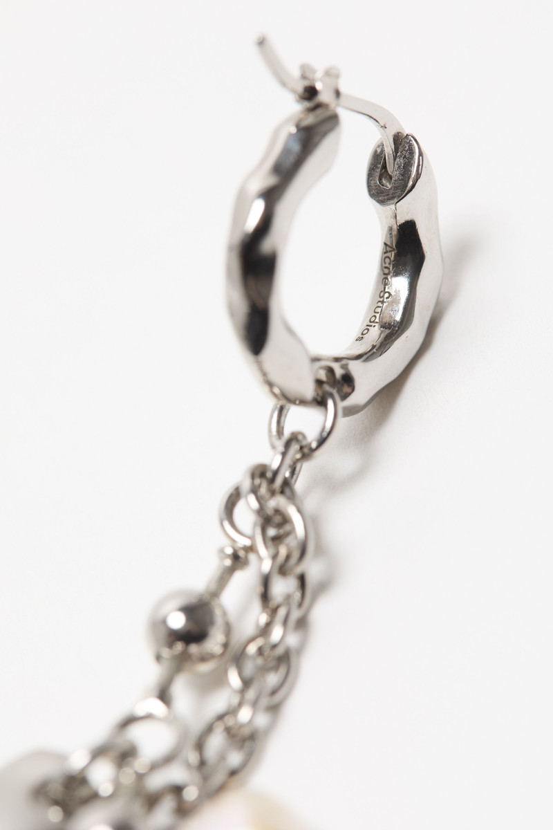 Claw charm earring - Silver 3