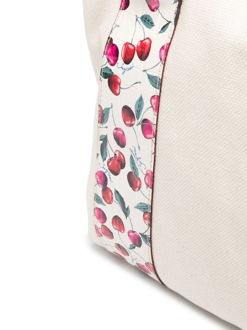 Laetiza cherry-print tote bag - 4