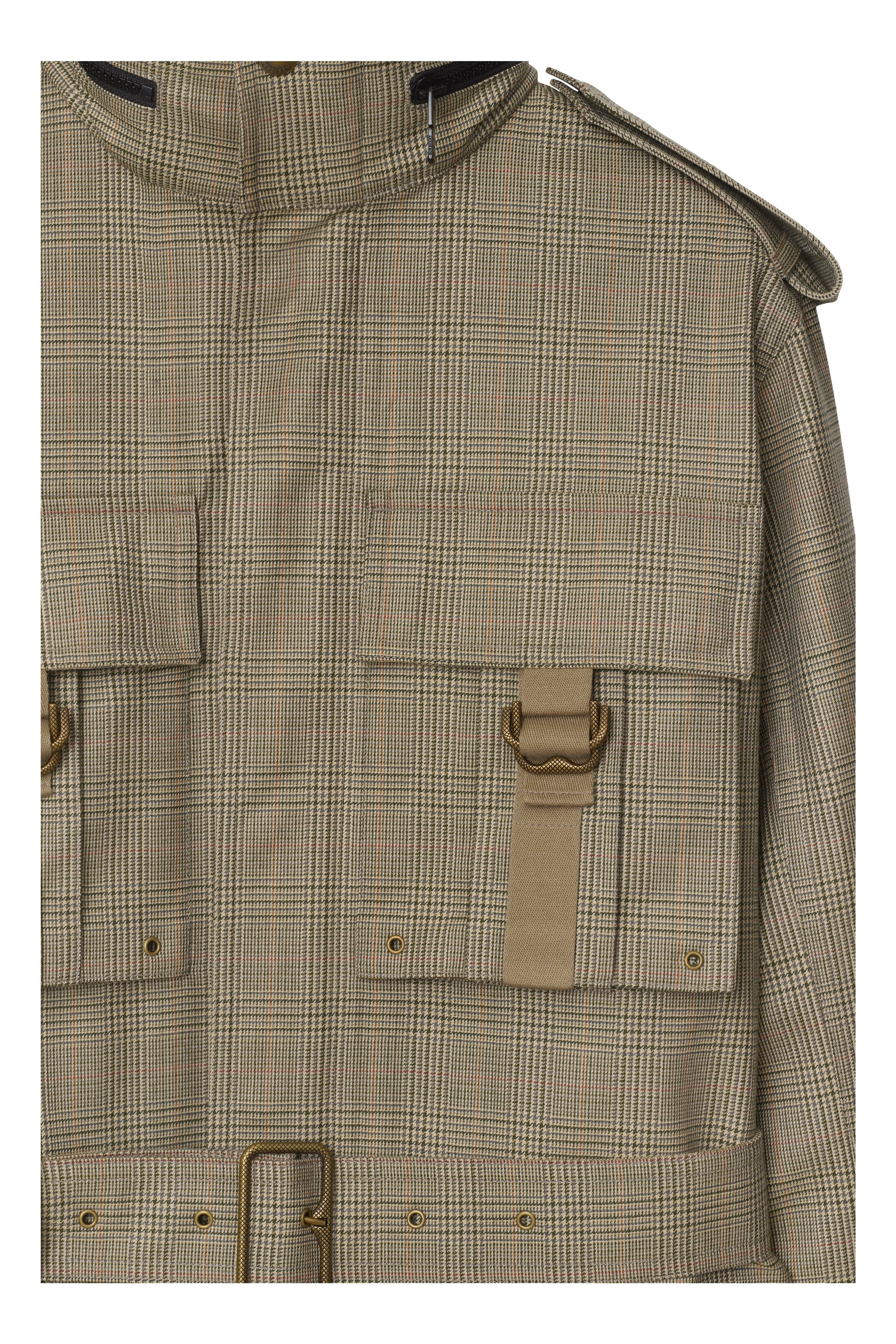 burberry Bonded Wool Field Jacket in Loch/bliss at Nordstrom - 6