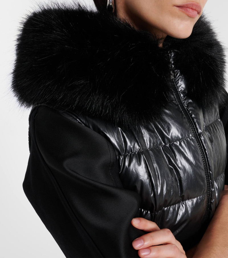 Anse shearling-trimmed down vest 4