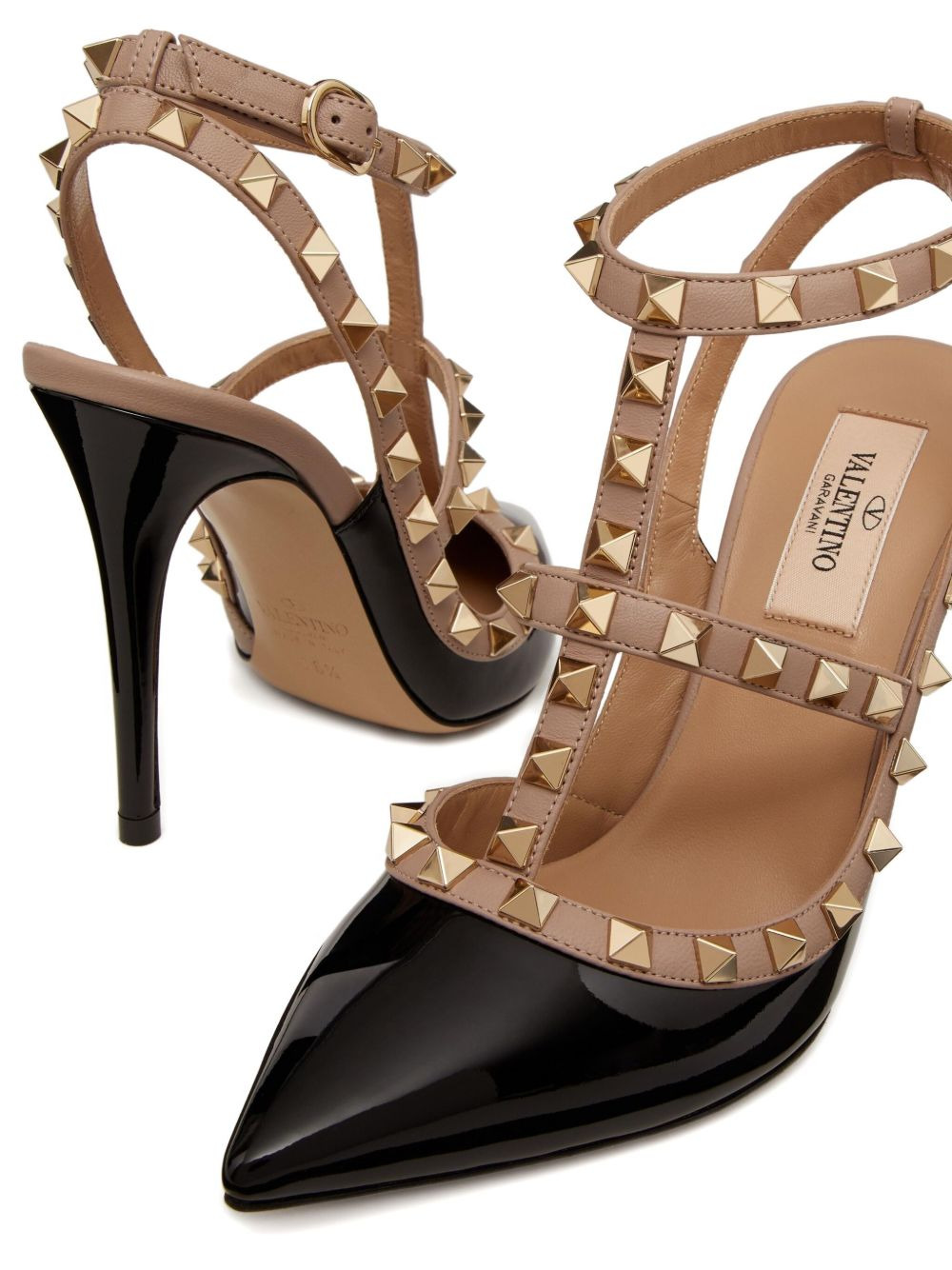 Rockstud ankle strap pumps - 5