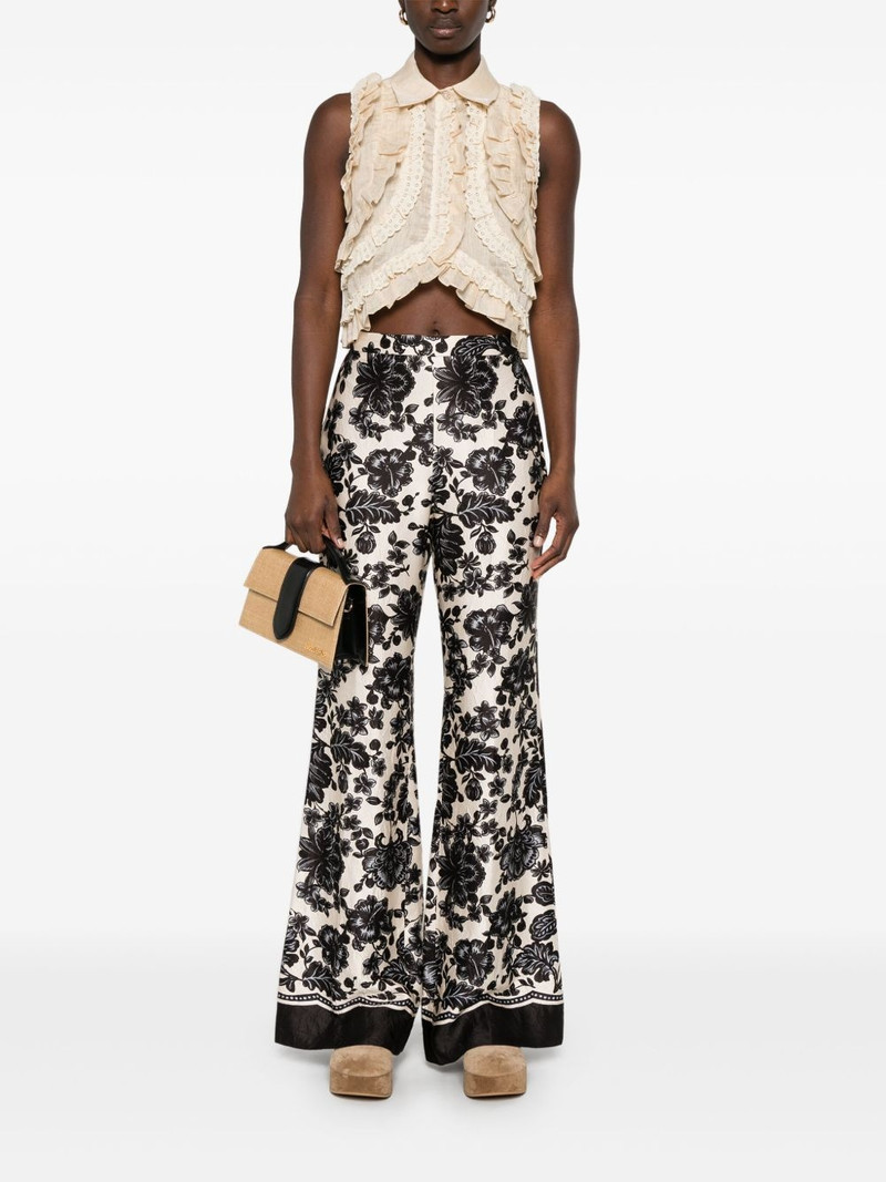 Sandro crinkled trousers outlook