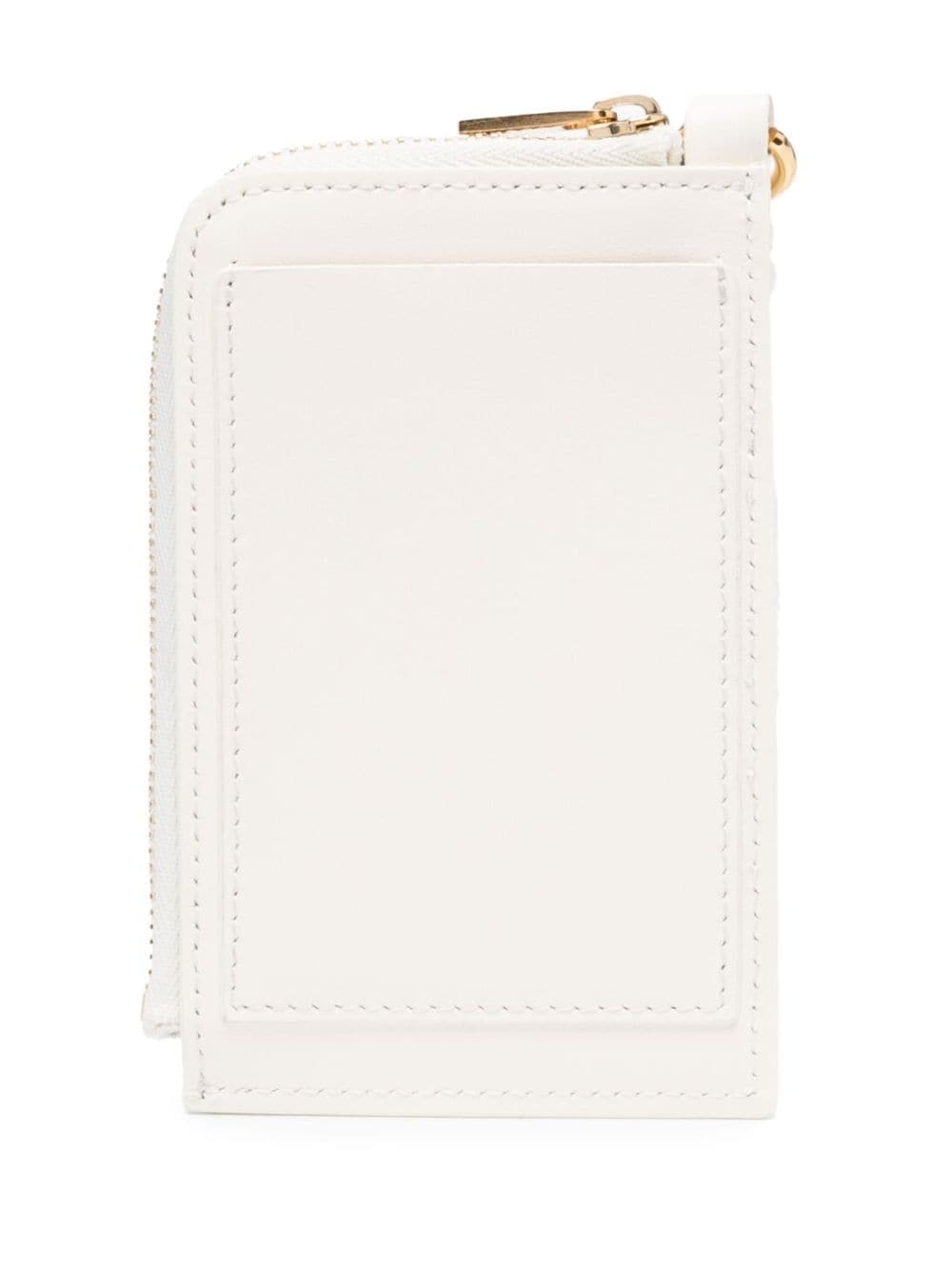 zip-up leather purse - 2