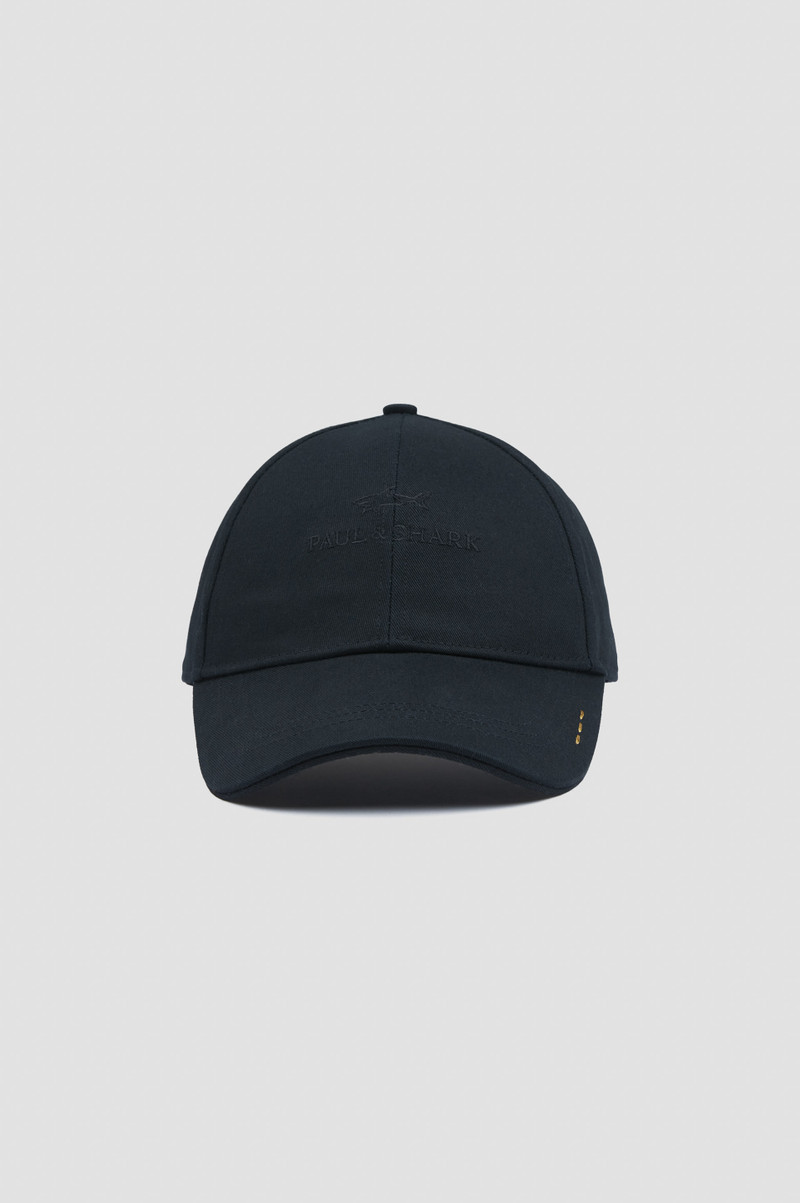 Paul & Shark COTTON BASEBALL CAP WITH LOGO EMBROIDERY outlook