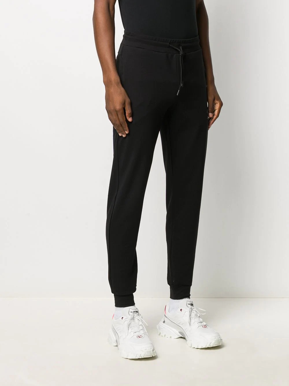 drawstring waist track pants - 3