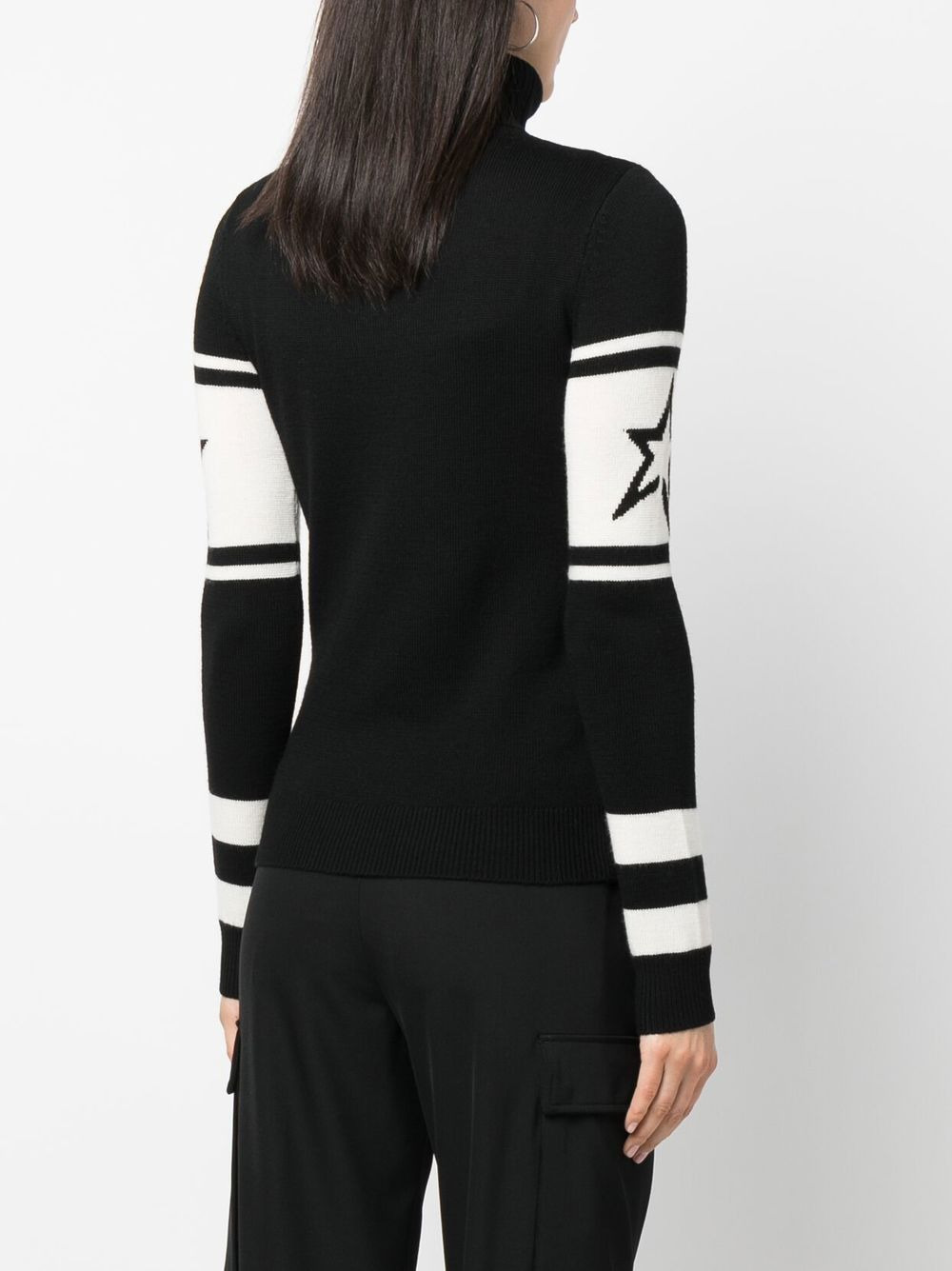intarsia-knit roll-neck jumper - 4