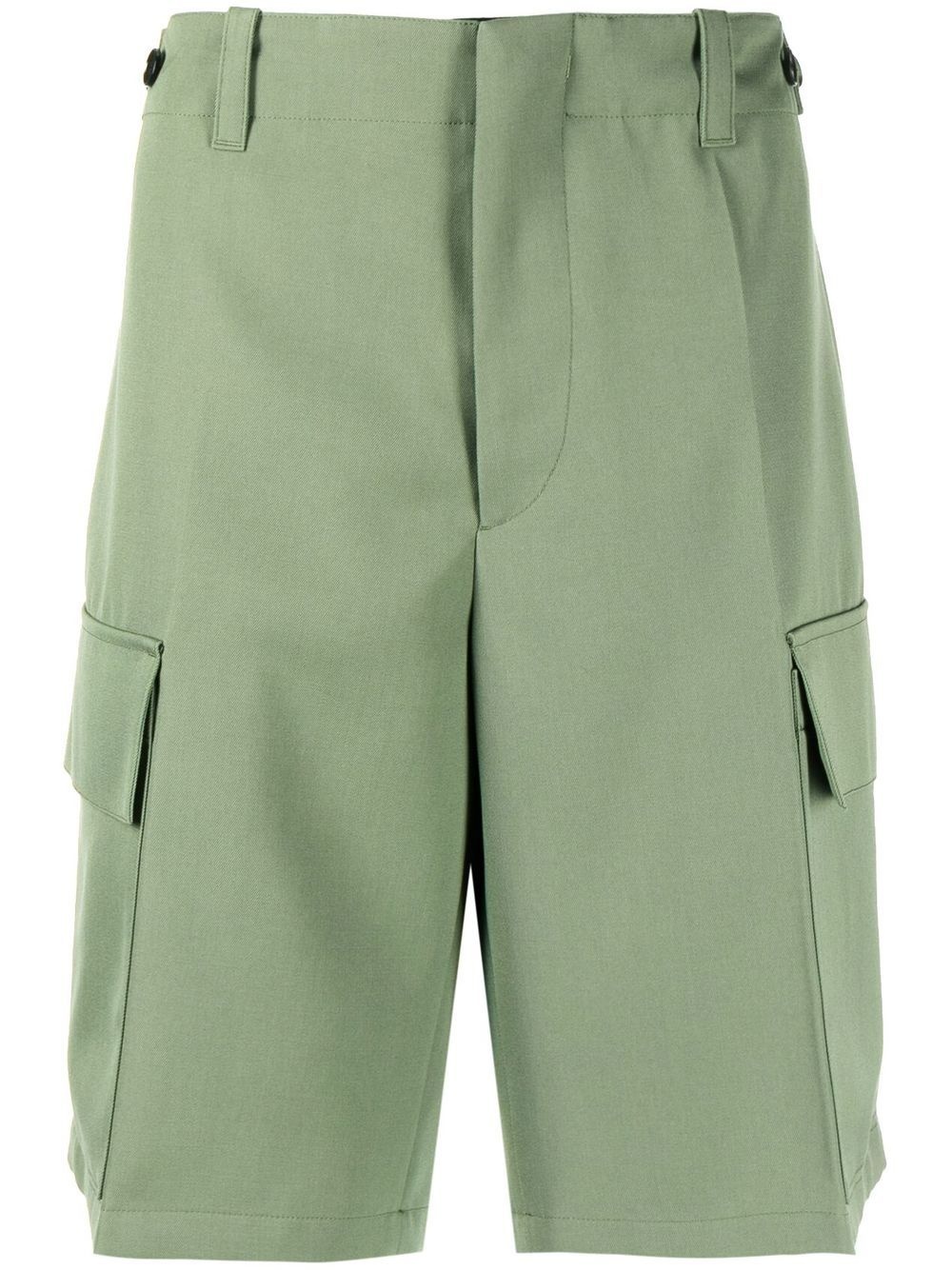 knee-length tailored shorts - 1