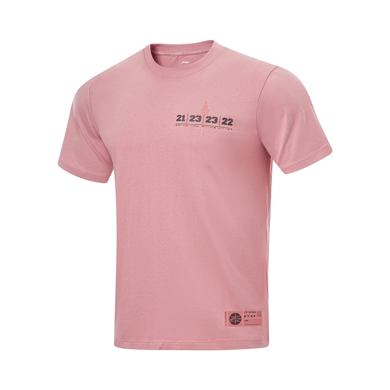 Li-Ning Graphic Basketball T-shirt 'Pink' ATST537-5 - 2