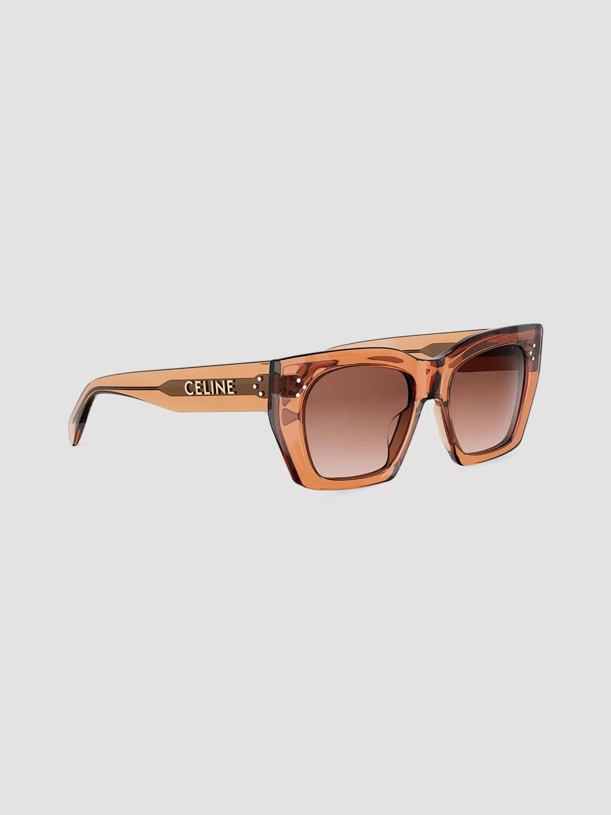 Women's 3 Dots 53MM Square Sunglasses - Orange Brown - 1