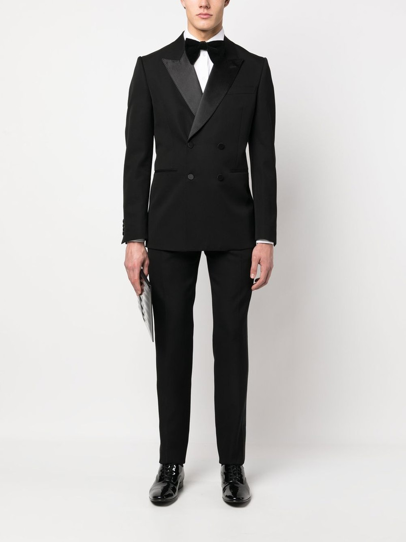 Alexander McQueen double-breasted wool dinner jacket outlook