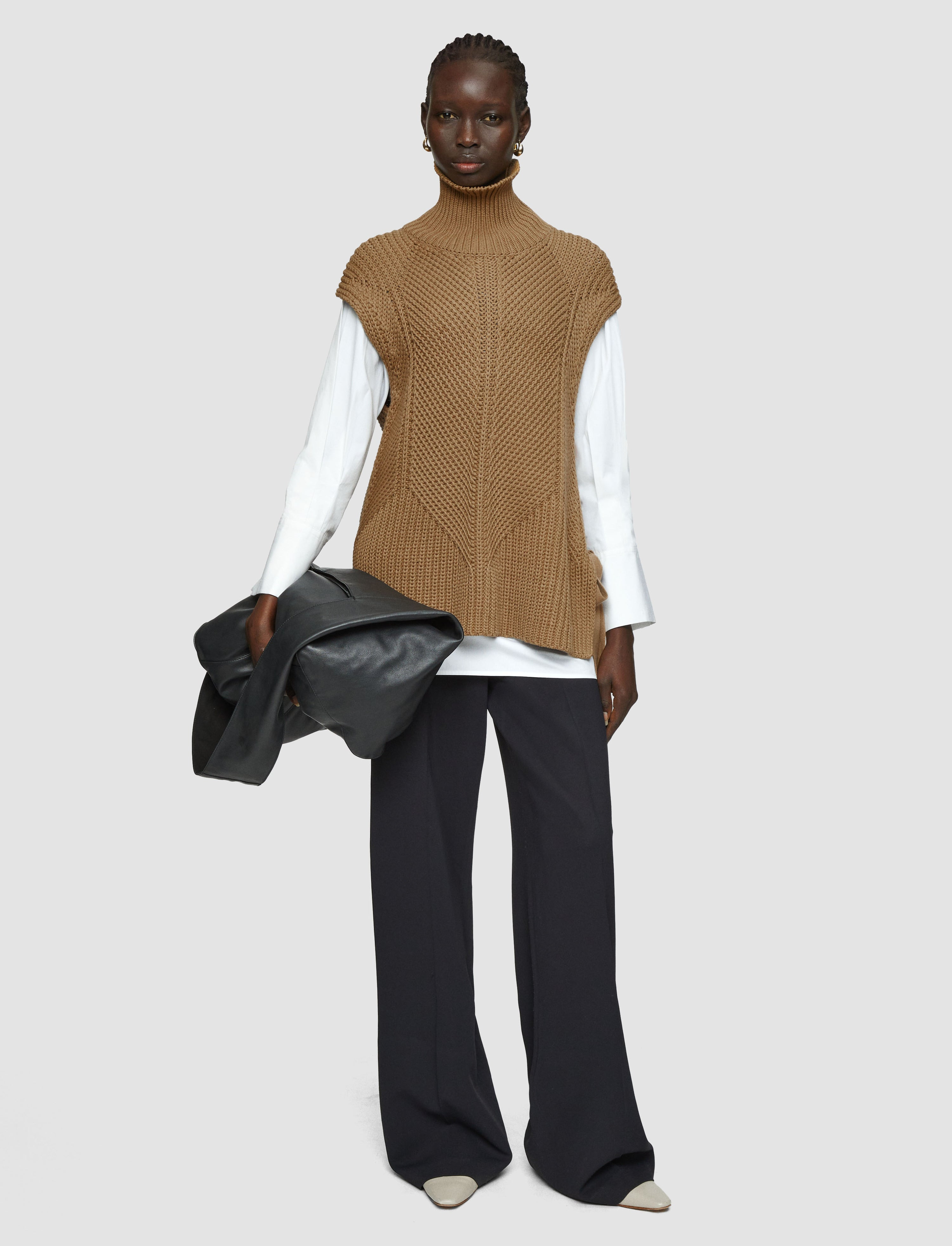 Knit Vest & Shirt Set - 2