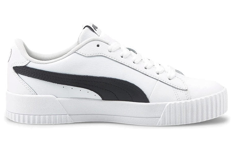 (WMNS) PUMA Carina Crew 'White Black' 374903-05 - 2