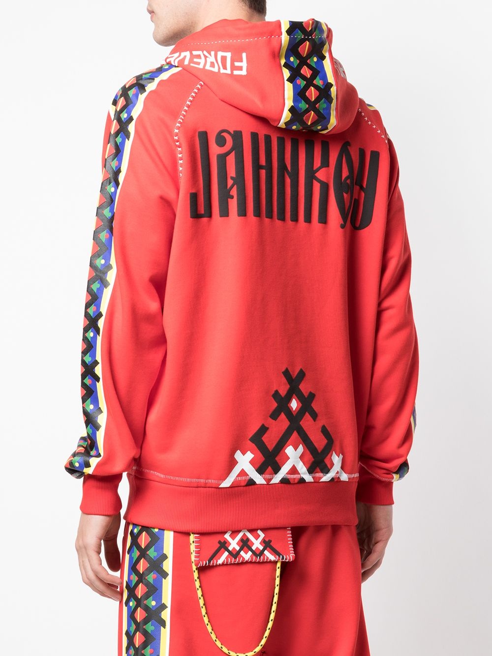 Jahnkoy printed hoodie - 4