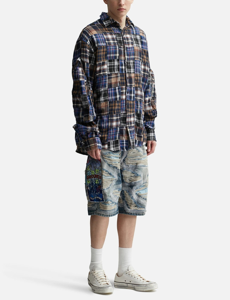 WHO DECIDES WAR MULTI-PLAID POCKET FLANNEL outlook