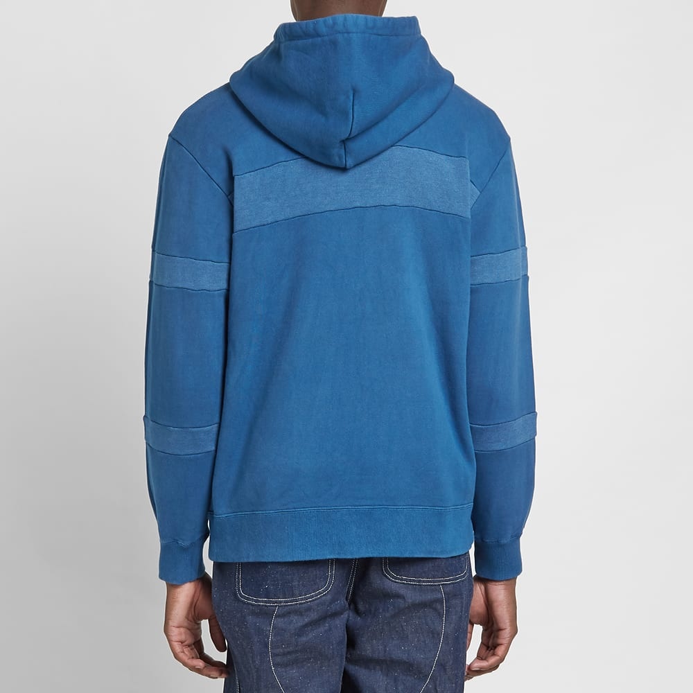 Blue Blue Japan Panel Hoody - 5