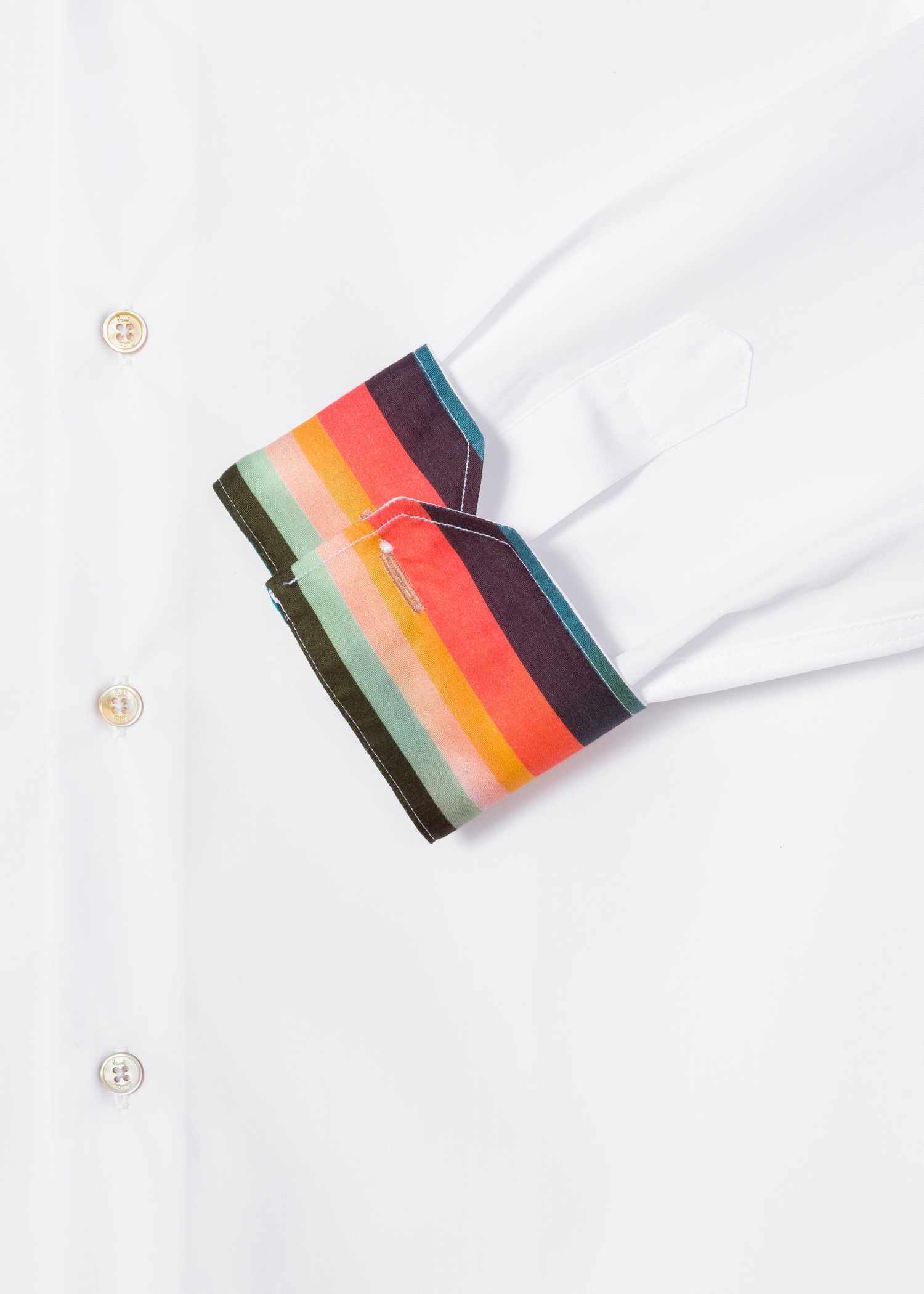 Tailored-Fit 'Artist Stripe' Cuff Shirt - 3