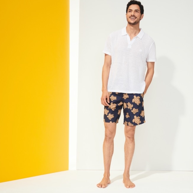 Men Swim Trunks Long Sand Turtles - 6