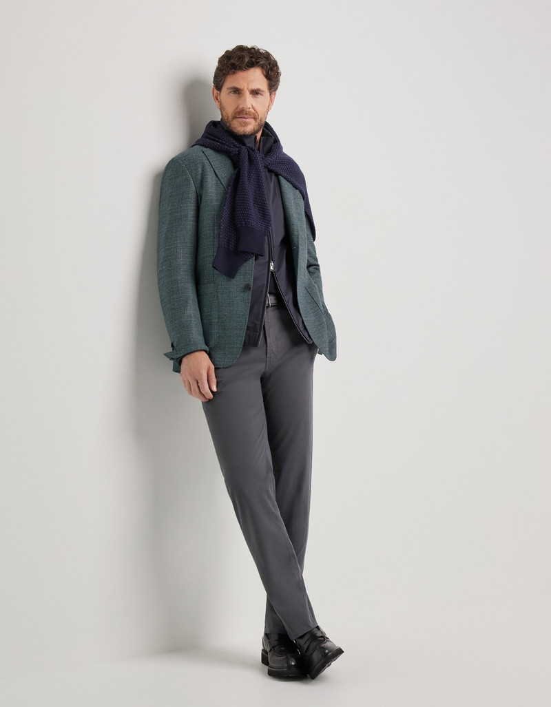 Canali CANALI NUVOLA BLUE TECHNICAL FABRIC JACKET outlook