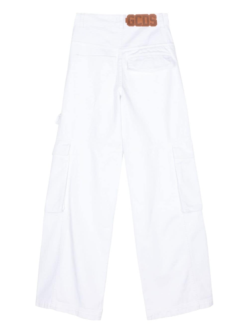 logo-lettering trousers - 2