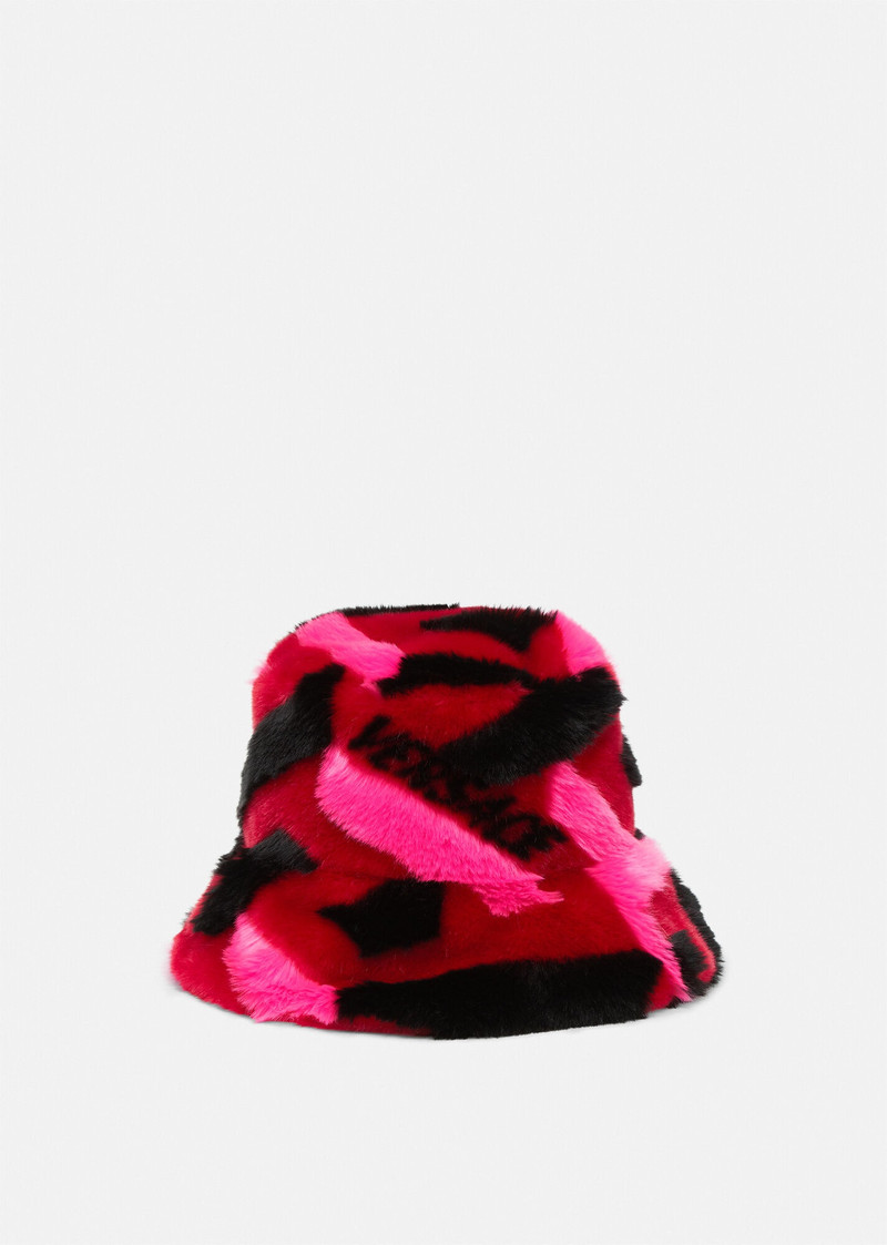 La Greca Faux Fur Bucket Hat 1
