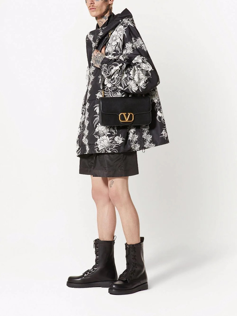 Valentino graphic-print hooded jacket outlook