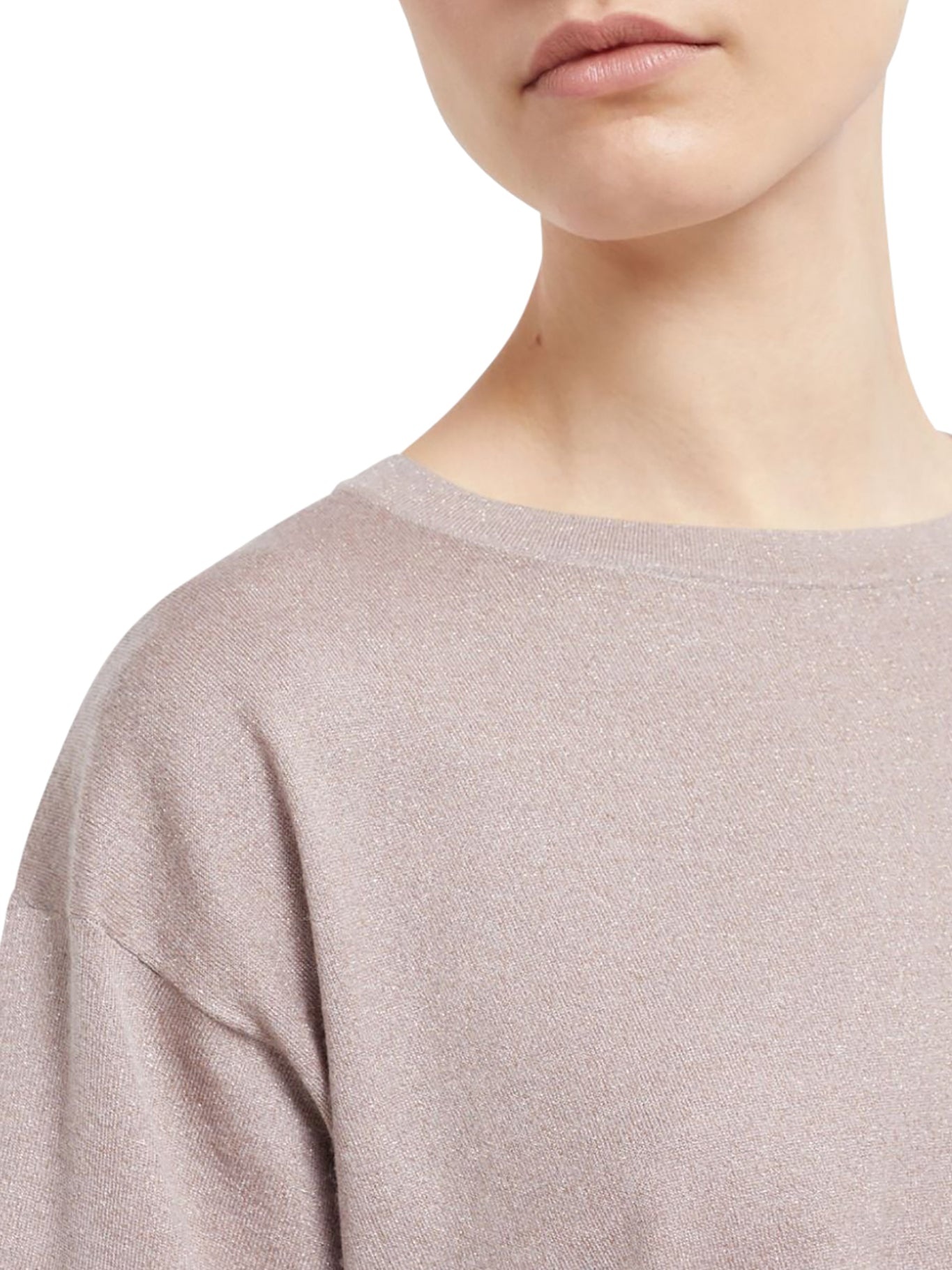 SPARKLING LIGHTWEIGHT CASHMERE AND SILK JUMPER - 4