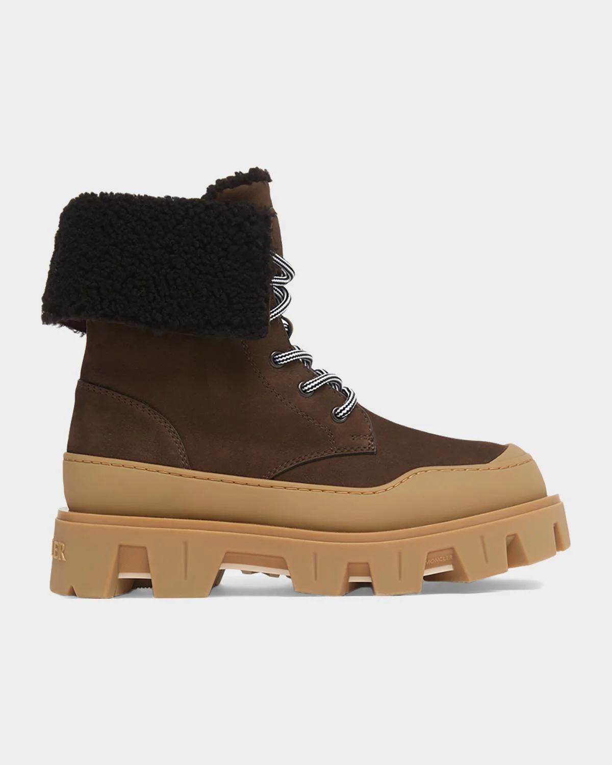 Peak Snowcap Shearling and Leather Ankle Boots - 1