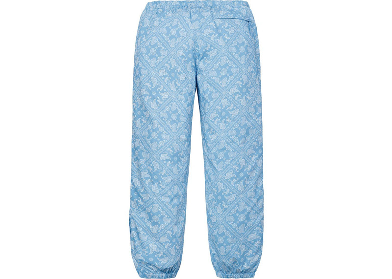 Supreme Supreme Bandana Track Pant Light Blue outlook