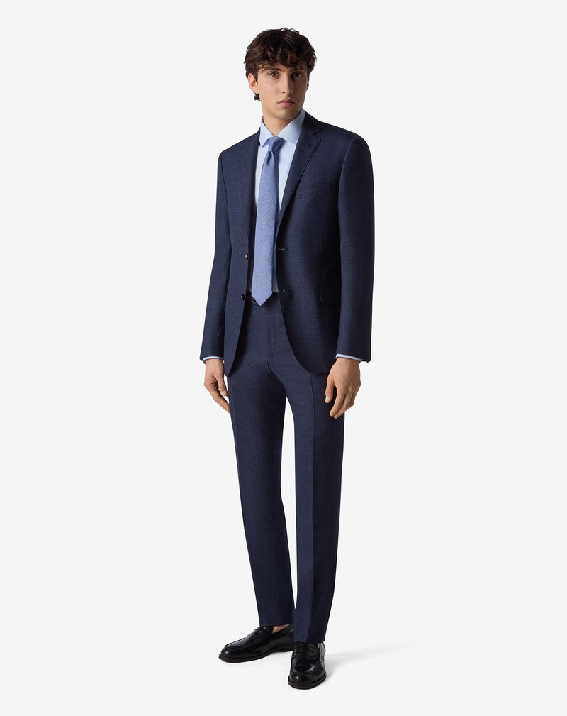 CORNELIANI Blue pure wool suit outlook