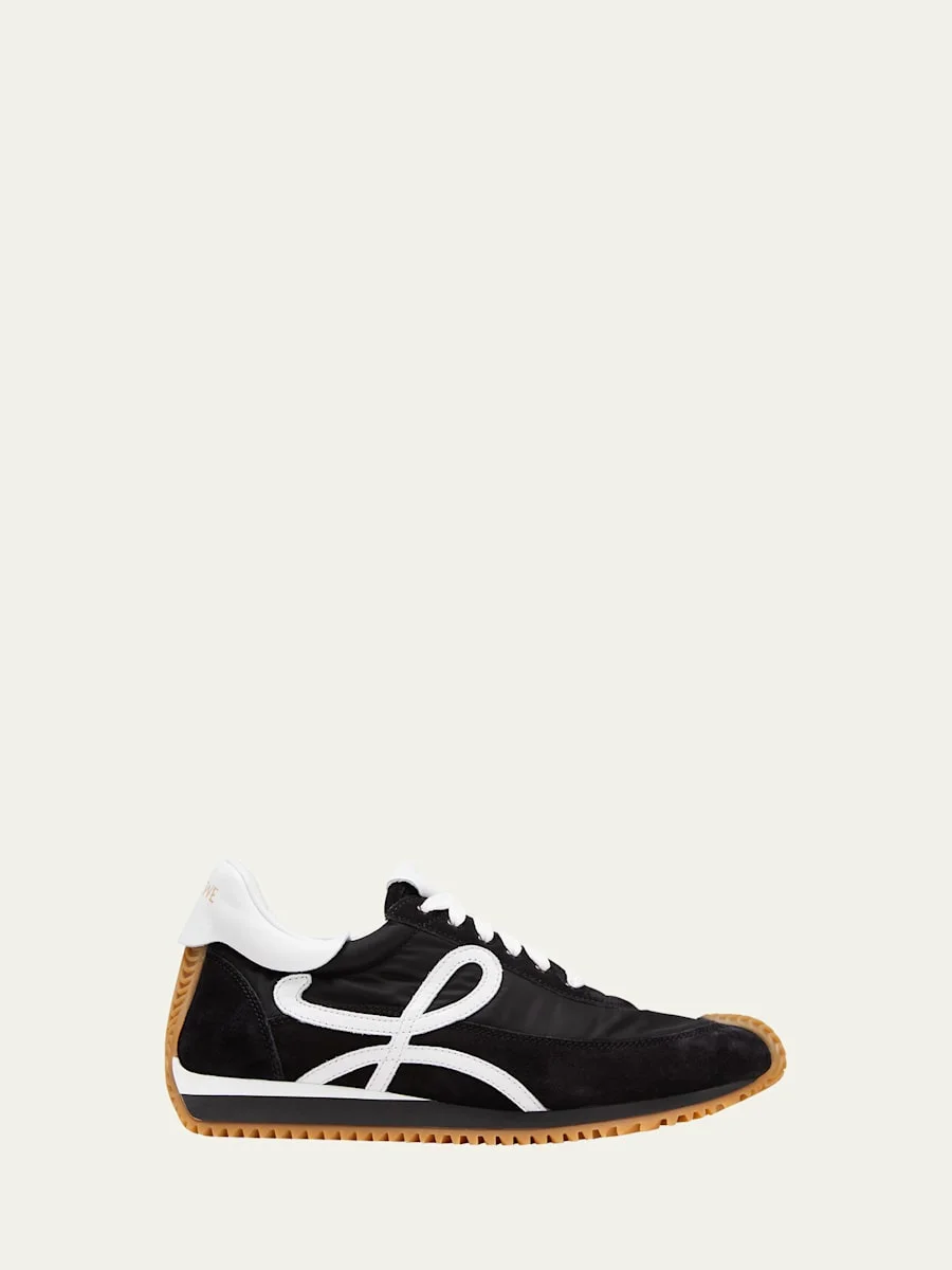 Flow Suede Retro Runner Sneakers - 1