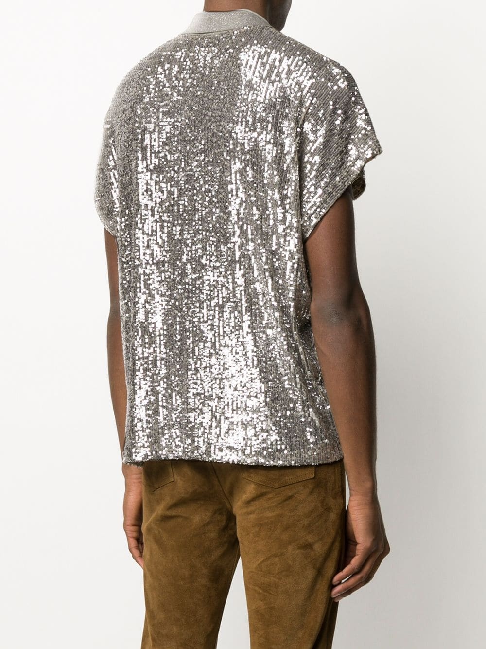 sequinned polo shirt - 4