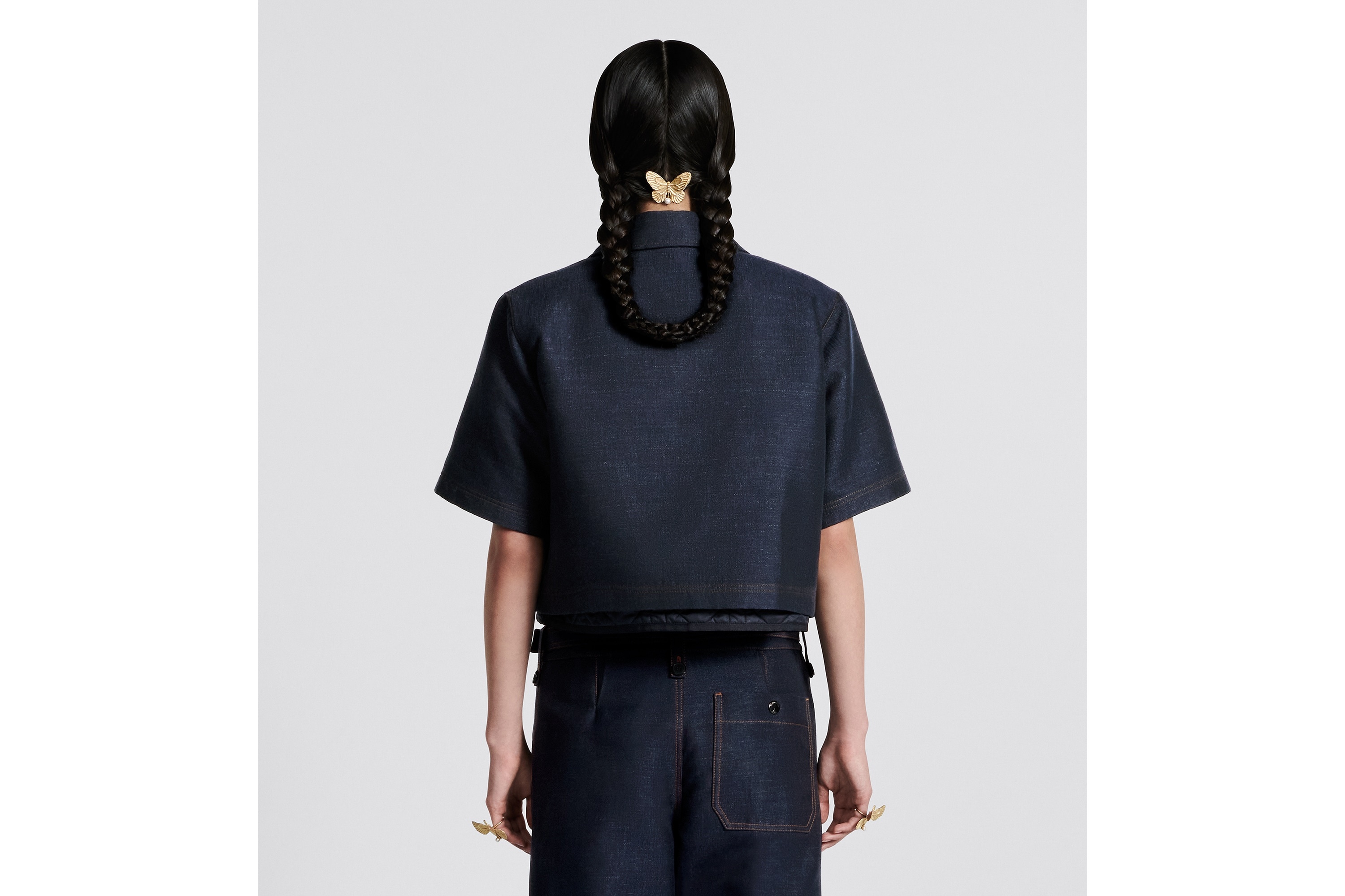 2-in-1 Cropped Peacoat - 10