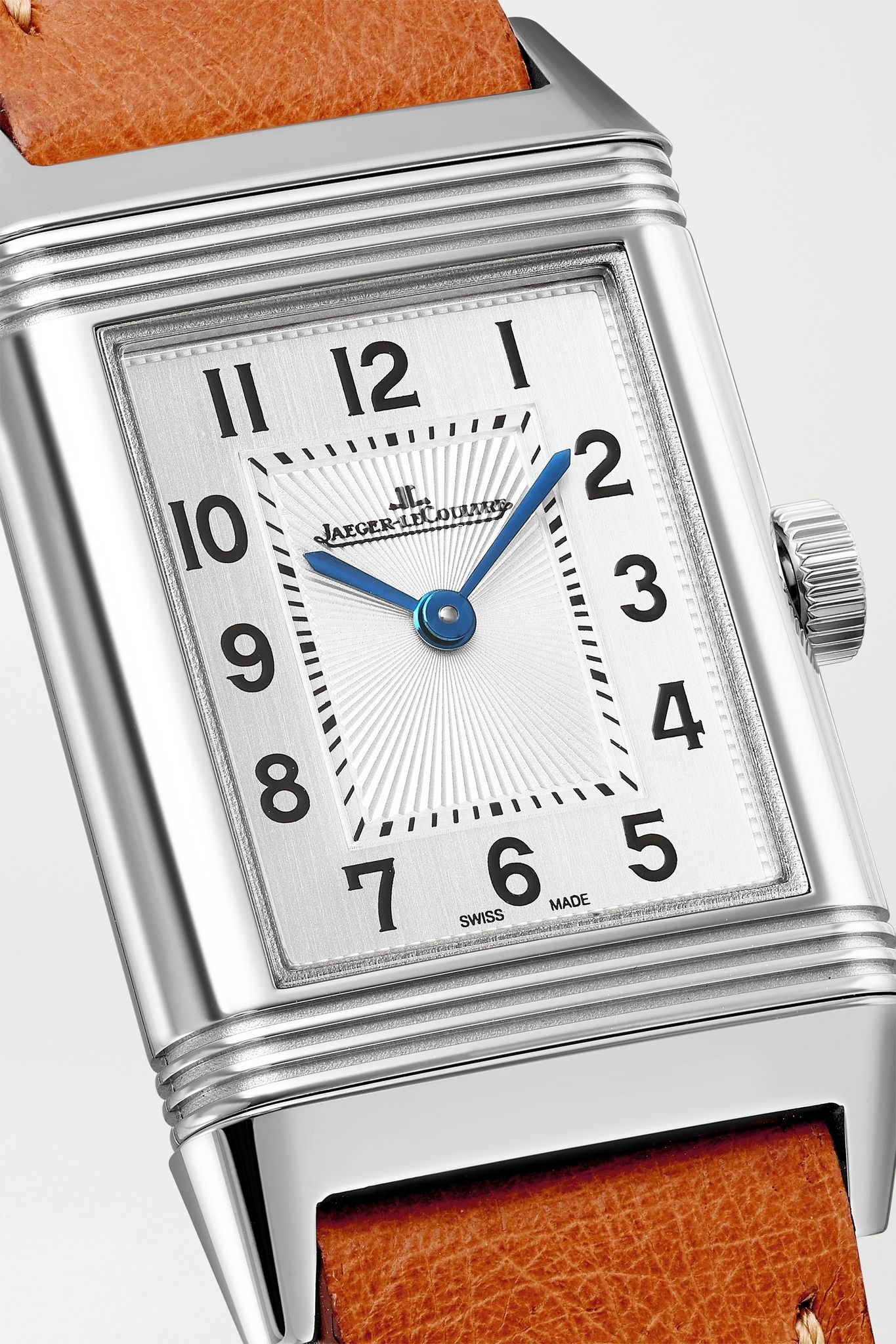 Reverso Classic Hand-Wound 21mm small stainless steel and ostrich watch  - 5