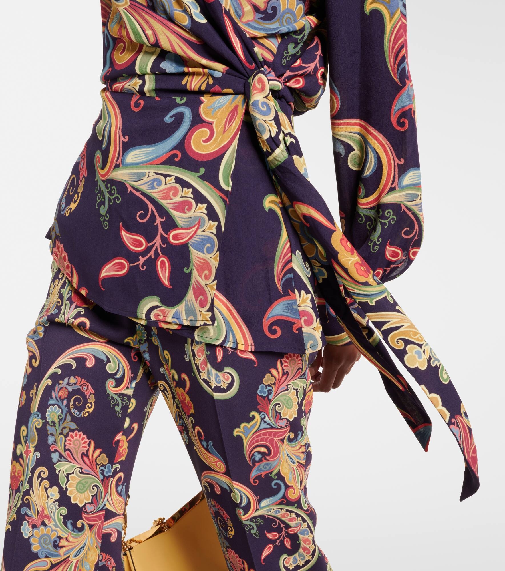 Printed wrap top - 5