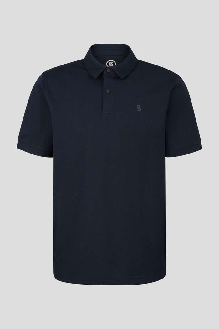 Timo Piqué polo shirt in Navy blue - 1