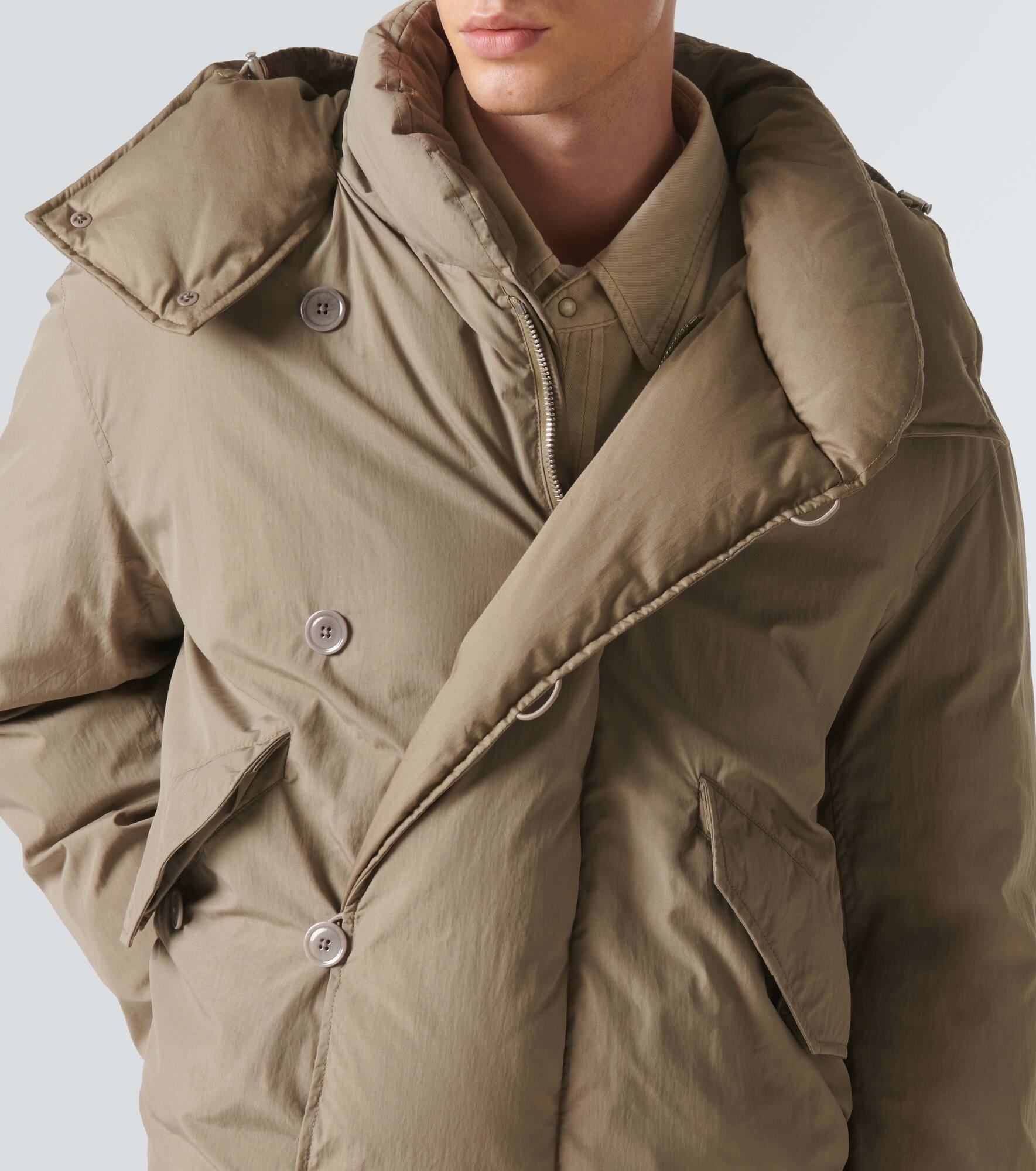 Cotton-blend down jacket - 5