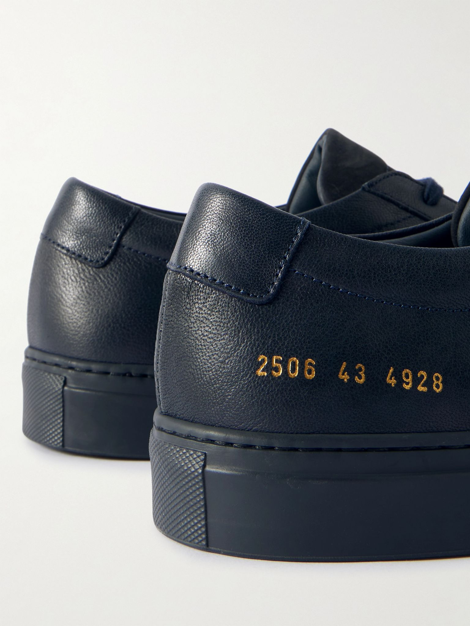 Achilles Premium Leather Sneakers Navy - 5